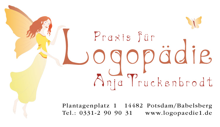 Visitenkarte Logopädische Praxis Anja Truckenbrodt